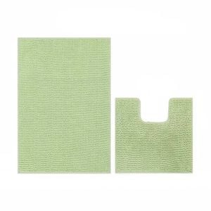 Large Chenille Bath Mat Toilet Root Mat Super Comfy Non Slip Highly Absorbent