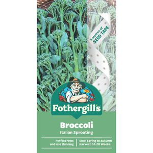 Fothergill's Broccoli Italian Sprouting Seed Tape