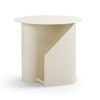 Zeke 45cm Beige Cream Round Side Table