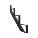 Peak Products Black 3 Tread Steel Stair Stringer