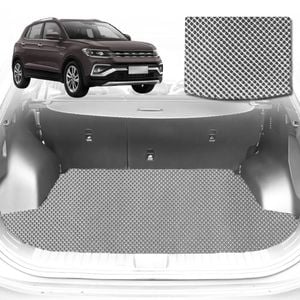 6D Diamond Car Boot Mat for VolksWagen T-Cross C12020-Current-Cargo Mat-Grey-Outback GT