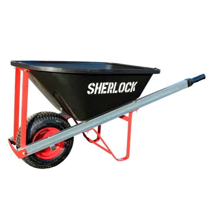 Sherlock 100L Trade Tough Premium Poly Tray Wheelbarrow
