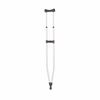 Premium Underarm Crutches Pair - Lightweight & Adjustable Support - Tall