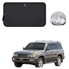 Front Windscreen Sun Shade for Lexus LX 1998 - 2007 (J100) - Standard 150 x 85 cm - Black