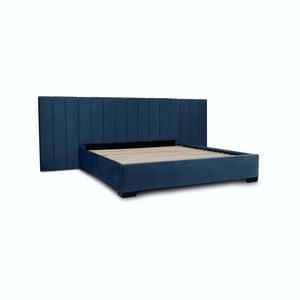 Hotshoppa Extended Mayfair Blue Velvet Bed Frame Super King