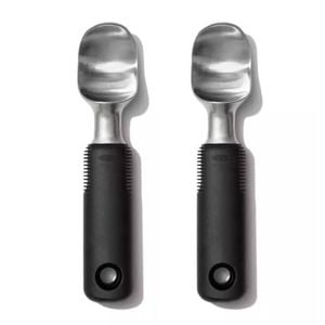 OXO Stainless Steel Ice Cream Scoop Black Set of 2