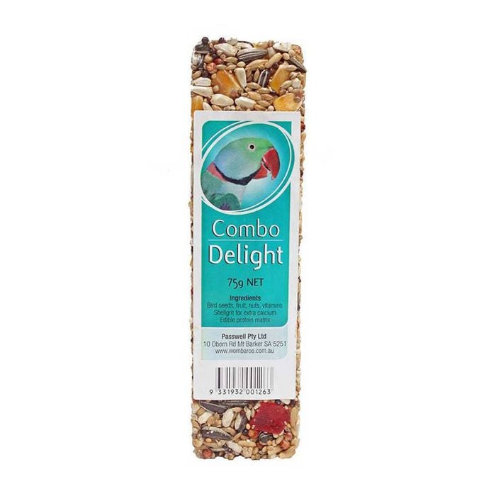 Passwell Avian Combo Delight Bird Food Healthy Treat Bar 75g