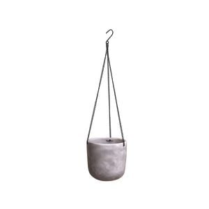Tuscan Path 16.5 x 15cm Cream Florence Ceramic Hanging Basket