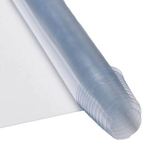 NuPlastex 137cm x 3.5m 0.30mm Crystal Clear PVC Film Tablecloth Blinds Awnings