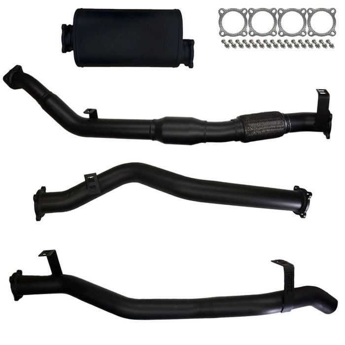 Ignite Exhausts Turbo Back For Toyota Landcruiser 79 Series V8 D/cab 3" Cat & Muffler 409 Stainless Steel