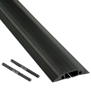 D-Line 30 x 10mm 1.8m Black Medium Duty Floor Cover
