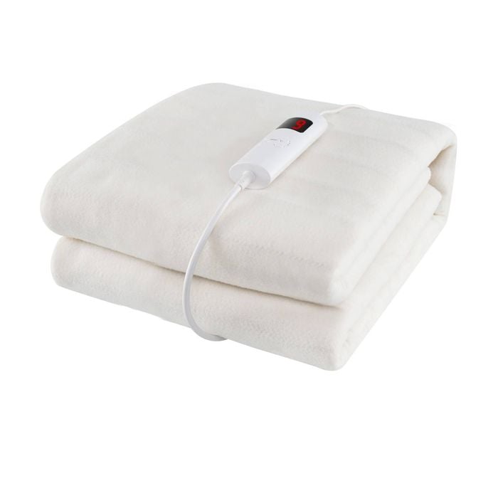 Costway Single Electric Blanket 9 Heat Settings Pad 193x91cm
