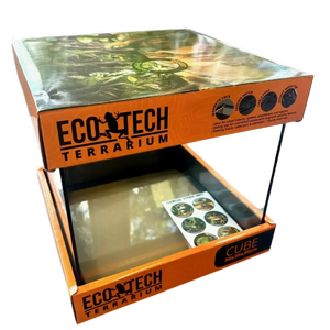 Eco Tech Glass Reptile Terrarium Tank 30 X 30 X 30cm