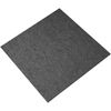 P&P Dark Gray Carpet Tiles, 20 Pack 500 mm Padded Squares for DIY Floors, 5.2 sqm