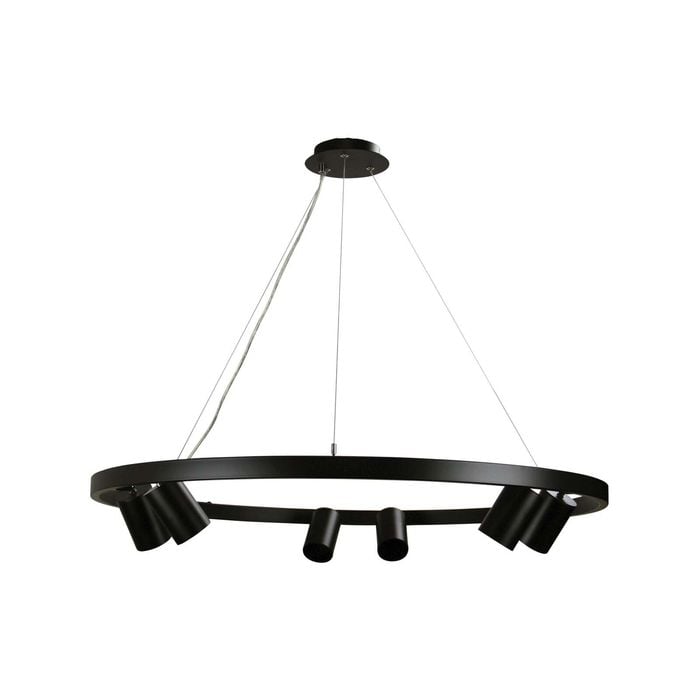 Oriel Lighting Pano 3/6 light pendant - 6Lits 84cm