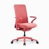 Desky Pro Ergonomic Mesh Chair - Coral / No Headrest