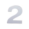 Sandleford 25mm Silver Self Adhesive House Number 2