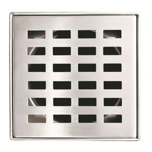 Forme 110 x 110mm Stainless Steel Rectangle Floor Drain