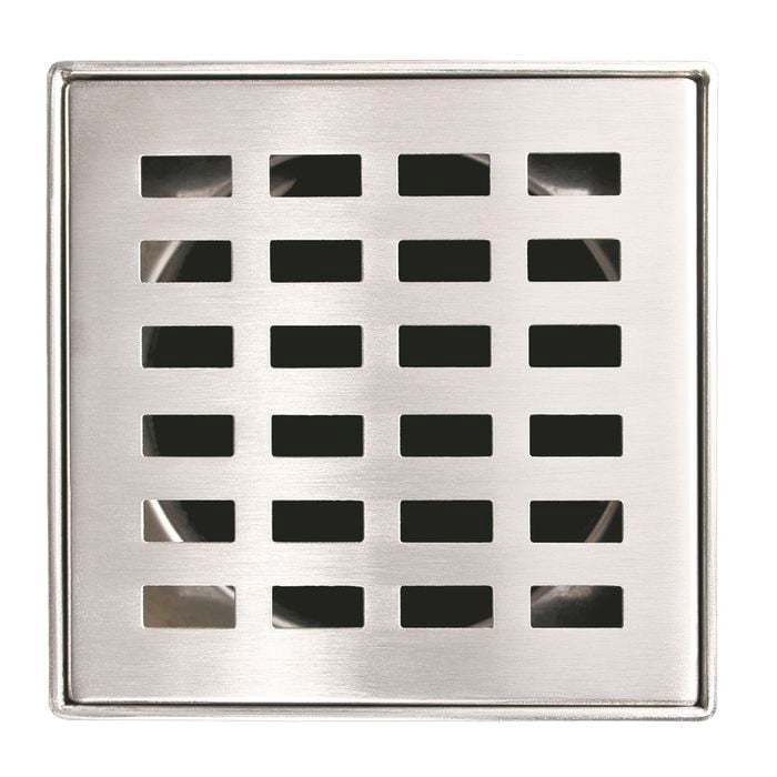 Forme 110 x 110mm Stainless Steel Rectangle Floor Drain