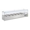 Polar G-series Countertop Prep Fridge 6x 1/4gn Stainless Steel Commercial Kitchen Refrigeration 1400mm