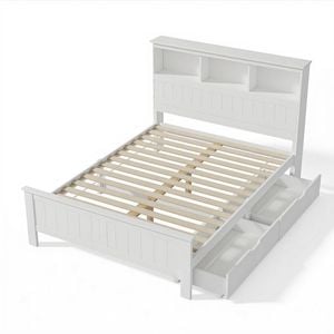 Artiss Bed Frame Double with Drawers