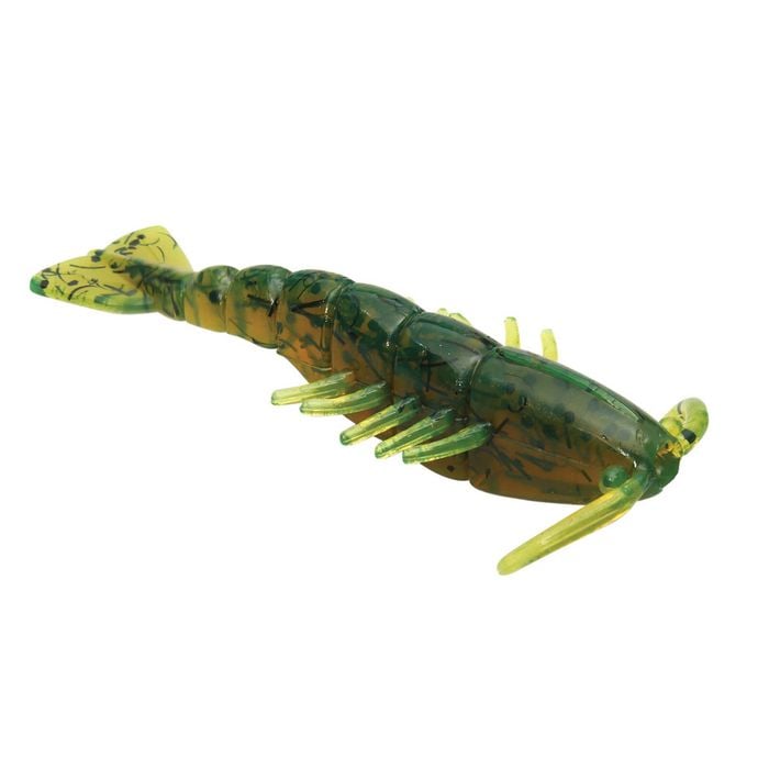 6 Pack of Zman 2.5 Inch PrawnZ Soft Plastic Fishing Lures - Dirty Oil
