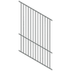 ProtectorAl 1201-2400W x 1200H Monument Flat Top Square Picket Pool Fence Panel Raked 16-30º
