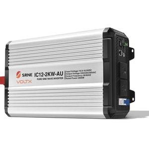 Voltx 12v 2kw Pure Sine Wave Inverter Phone App Operation 3 Year Warranty