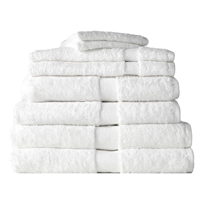 8pc Canningvale Royal Splendour Home Decor Bathroom Bath Towel Set White