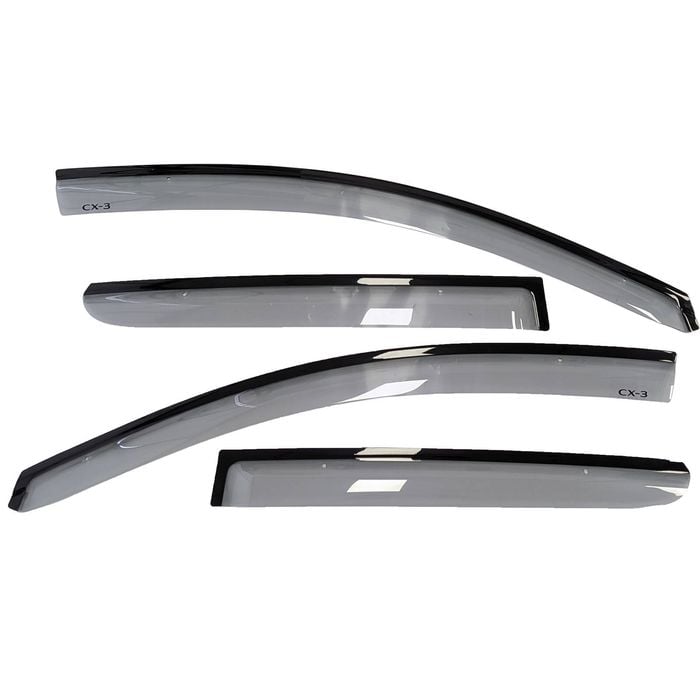 Genuine Mazda CX-3 DK Slimline Weathershields Set Accessory Part DK12ACSW