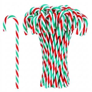 P&P Green 30 Pc Christmas Candy Cane Hanging Tree Ornaments Set for Party Decor Gift