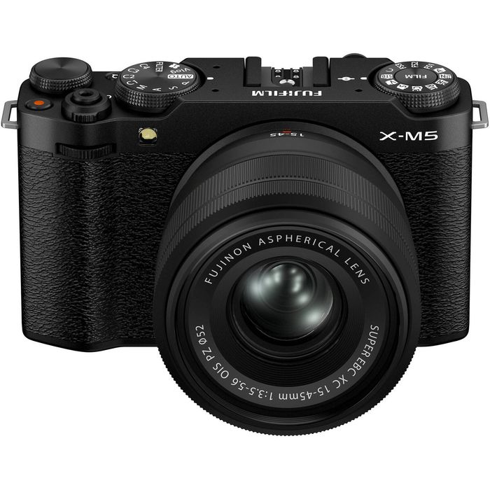 FUJIFILM X-M5 Camera w/ XC 15-45mm Lens - Black