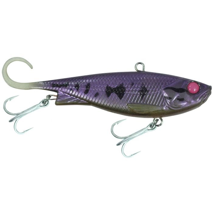 95mm Zerek Fish Trap Soft Vibe Lure - Col PE - Sinking Crankbait Fishing Lure