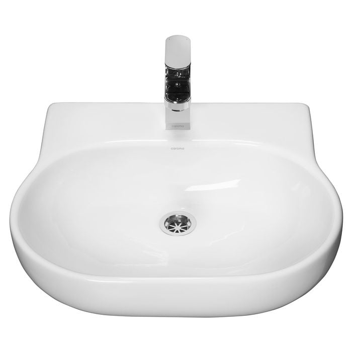 Caroma 510mm Opal Wall Basin - 0 Tap Hole - NTH