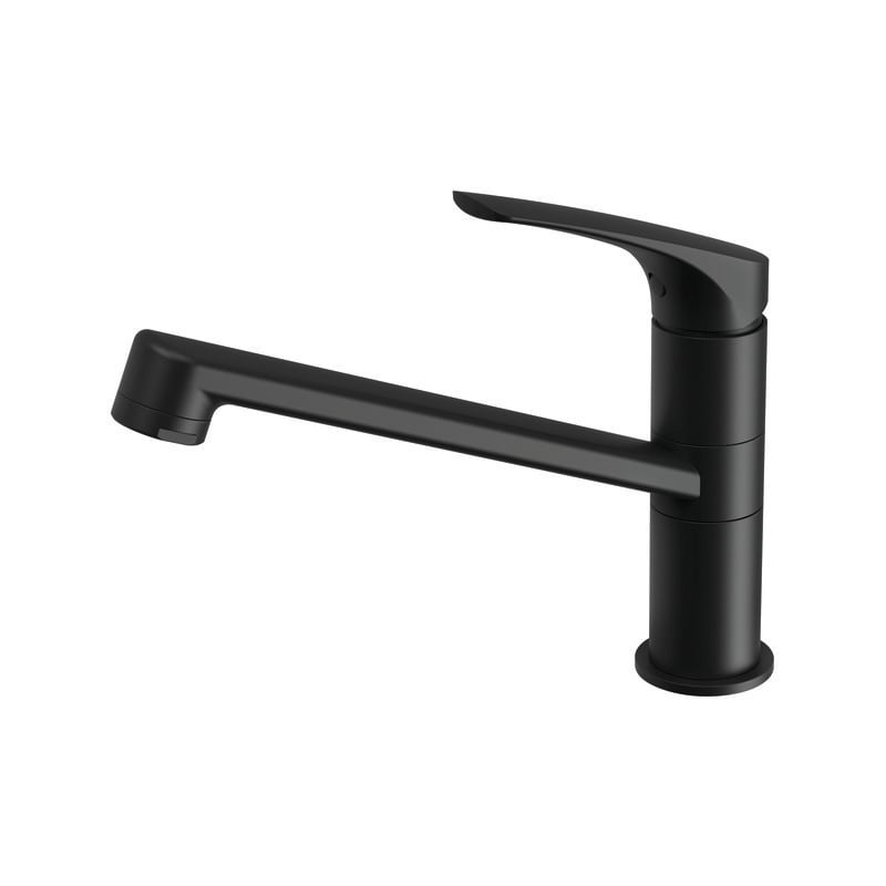Resonance Swivel Sink Mixer WELS 5 Star 6L/min - Black