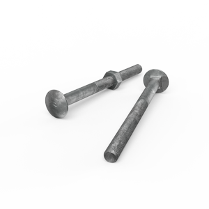 ZENITH M10 x 130mm Hot Dip Galvanised Cup Head Bolts & Nuts - Each