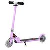 Costway Folding Kid Scooter Aluminum 3-Height Handlebar Flashing-Purple
