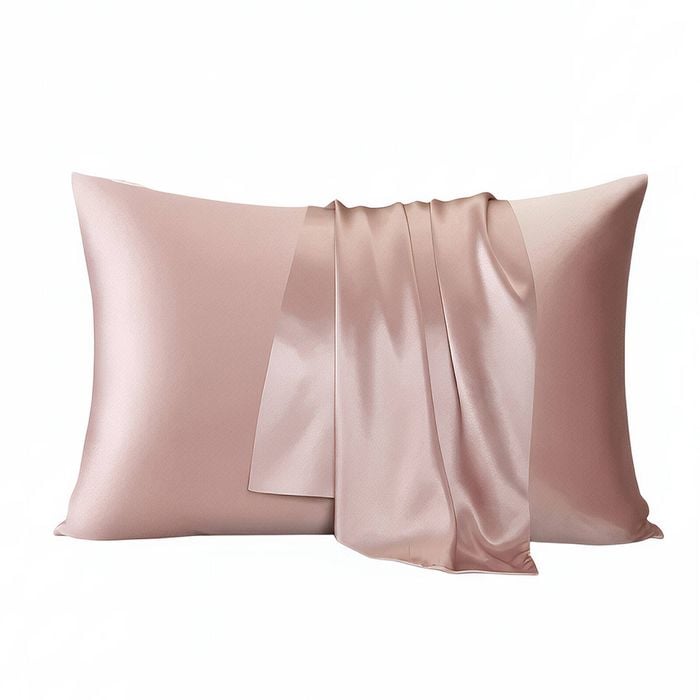 Anypillow Pink Mulberry Silk Pillowcase 50x75cm – Comfortable & Relaxing Bed Accessory