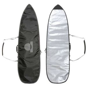 Summer vibes Lite Shortboard Surfboard Boardbag Cover - Black/Silver UV, 5.6