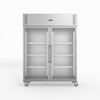 Fed-x S/s Two Full Glass Door Upright Fridge  - Commercial Drink Fridges (xurc1410g2v)