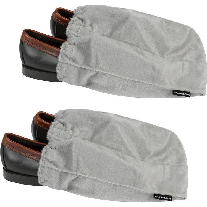 Travelon Set of 2 Shoe Bags in Gray