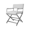 Rocklin White Leather Armchair