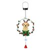 Click 72cm Puppy Wreath Light Up Wind Chime