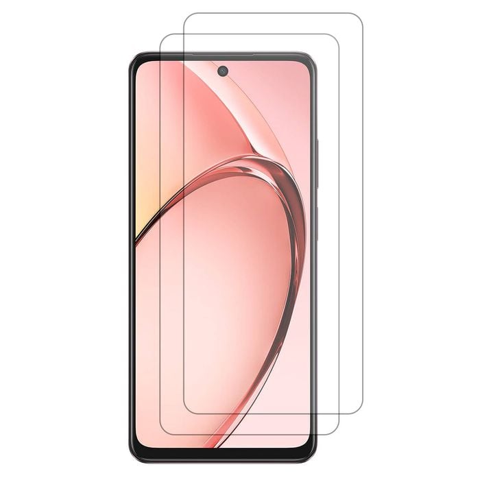 2 Pack MEZON OPPO A60 5G Clear Tempered Glass Screen Protectors