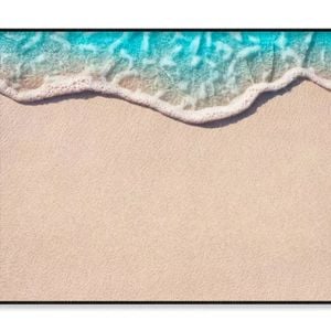 Wave of Blue Ocean on Sandy Beach  Print 100% Australian Made 90x60cm  (Poster)