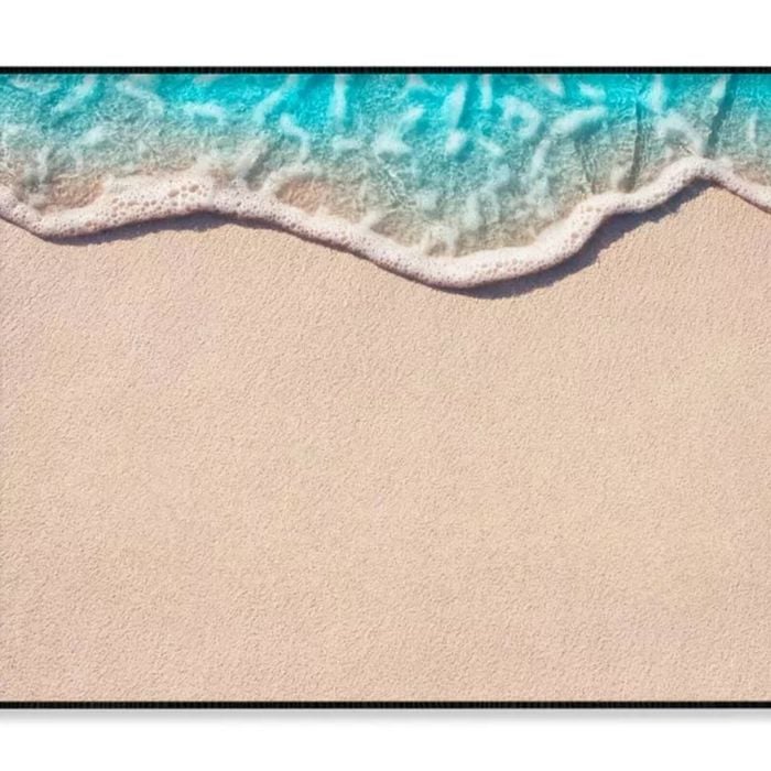 Wave of Blue Ocean on Sandy Beach  Print 100% Australian Made 90x60cm  (Poster)