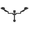 Brateck Modular Mechanical Spring Triple Monitor Arm 17-27" - Black