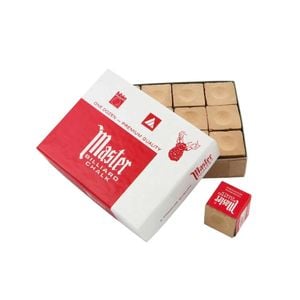 Leaf Living Arix Master 12-pack Billiard Cue Chalk, Premium Texture & Consistent Grip - Gold