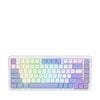 Redragon Ucal K673wbp Max White/purple 75% Gasket Wireless Mechanical Keyboard