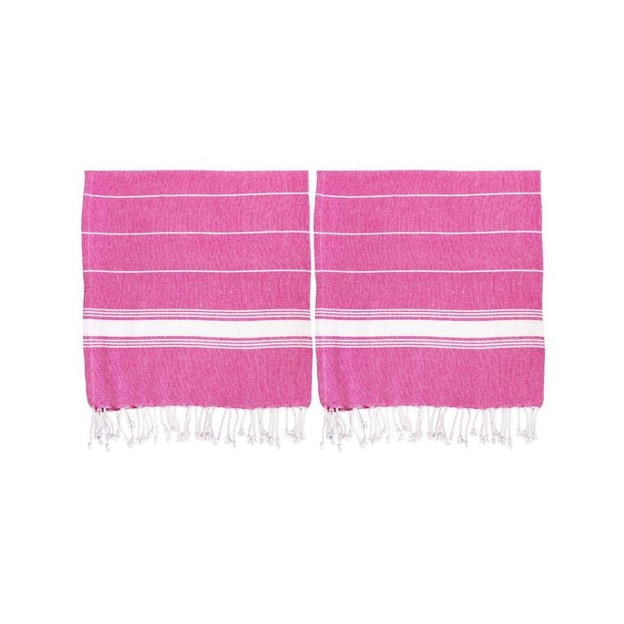 Nicola Spring Turkish Cotton Towel Set - Pink - Pack Of 2
